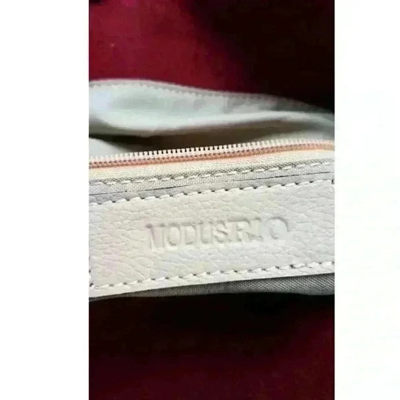 NWT | Modus R!o / Modus Rio | Red & Tan Tote (Comes w/Dustbag) - Picture 9 of 9